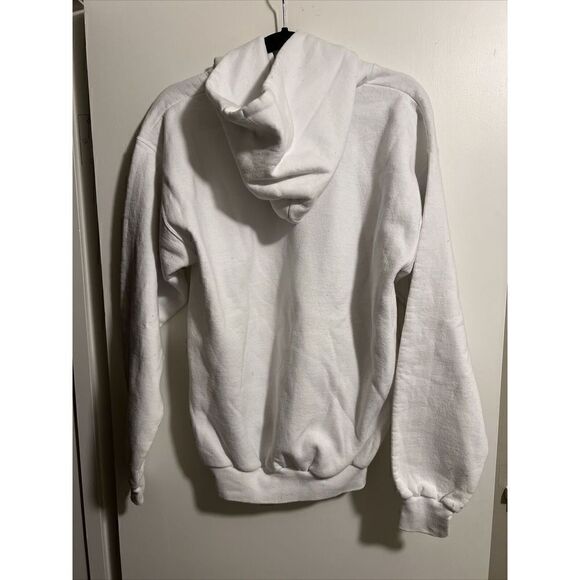 Disneyland Adult Unisex White Pullover Hooded Sweatshirt Size Medium Mickey - Picture 2 of 3